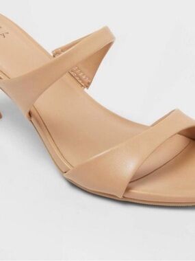 A NEW DAY Heels Size 6.5 Wide Paige Heels Memory Foam Insole NEW Tan 6.5W $20
